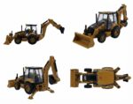 ماکت نمایشی بیل بکهو کاترپیلار 450E - Image 4